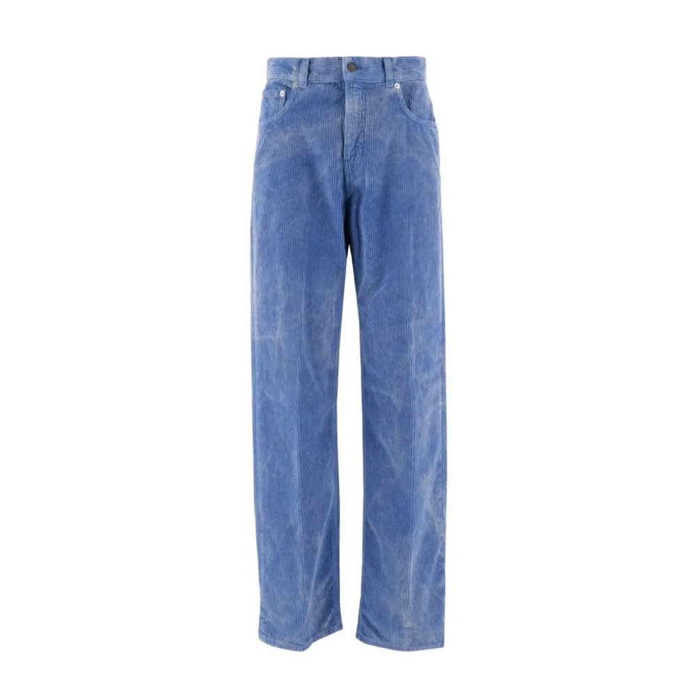 Haikure Blue Wide Leg Corduroy pants